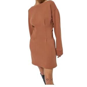 Nation Ltd Ronni sweatshirt Dress brown size X-Large XL